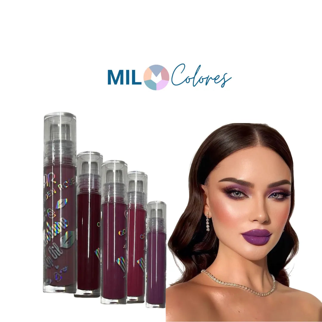 Brillo labial con aplicador qoiden rose