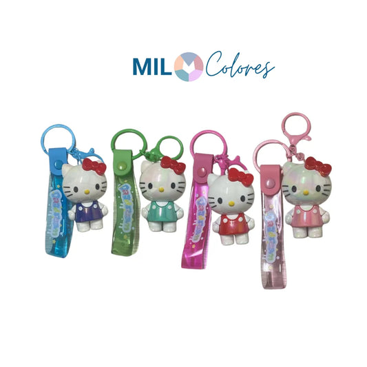 Llavero hello kitty brillante